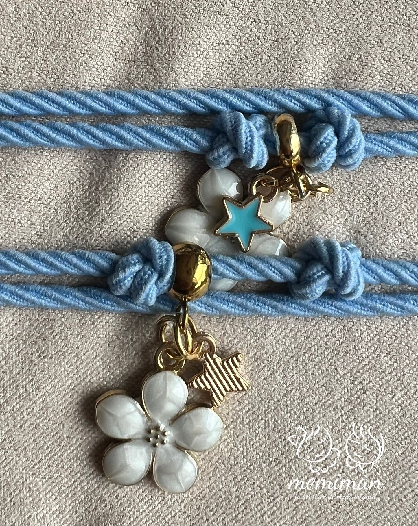Collier-Bracelet Élastique FLEUR