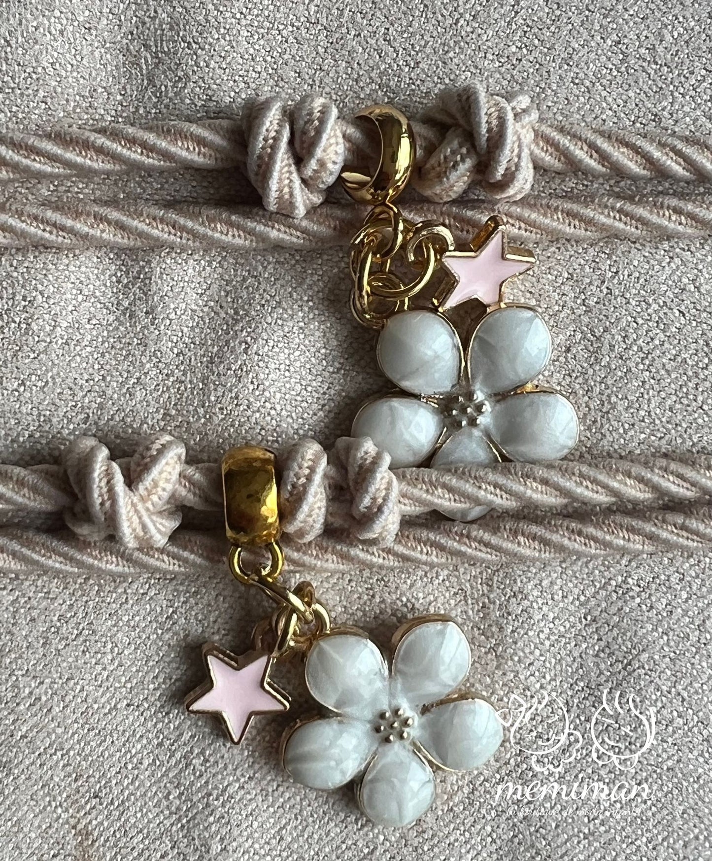 Collier-Bracelet Élastique FLEUR