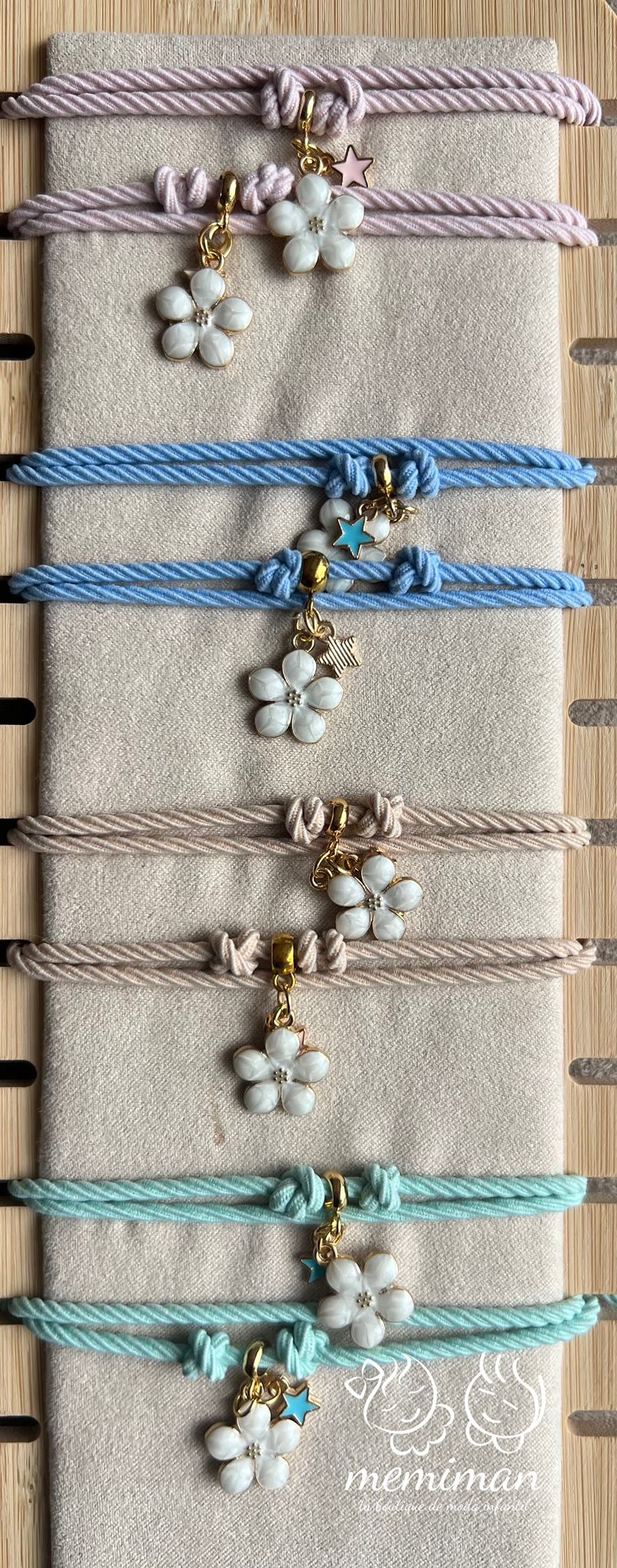 Collier-Bracelet Élastique FLEUR