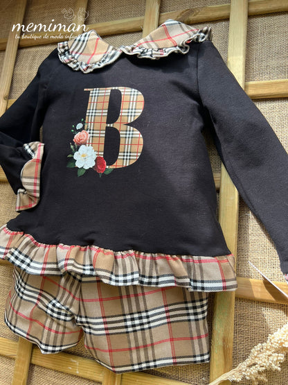 823923 Conjunto niña jersey-short Burberry