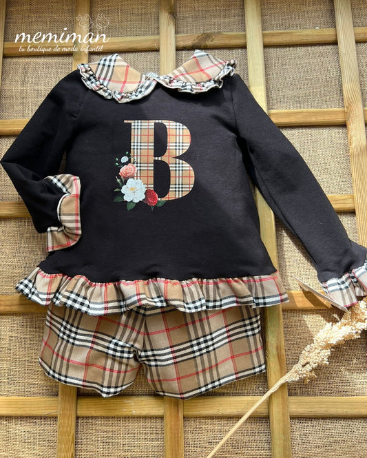 823923 Conjunto niña jersey-short Burberry
