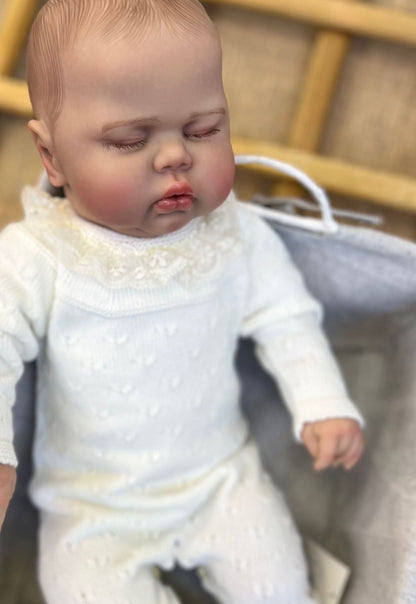 252-4607 Lace Stitch Romper 