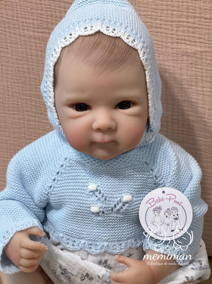 25437 Barboteuse à bonnet doux 