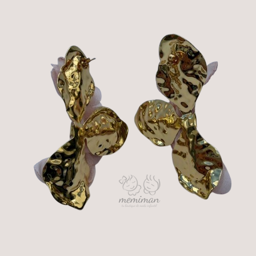 Pendientes FLORES TELA