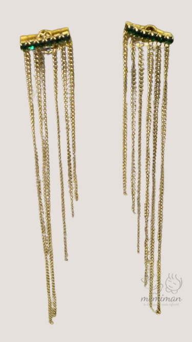 Pendientes PIEDRAS Y CADENA