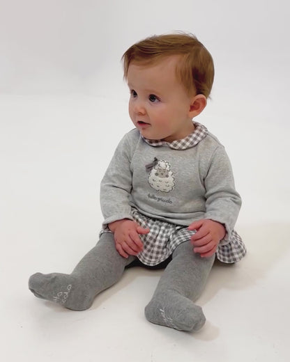 1281W25 SOÑAR Vestido Bebé Ovejita