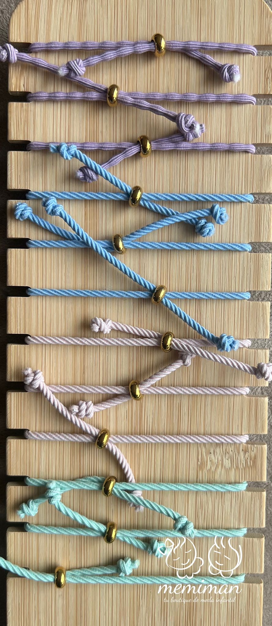 Bracelet élastique croix en nacre