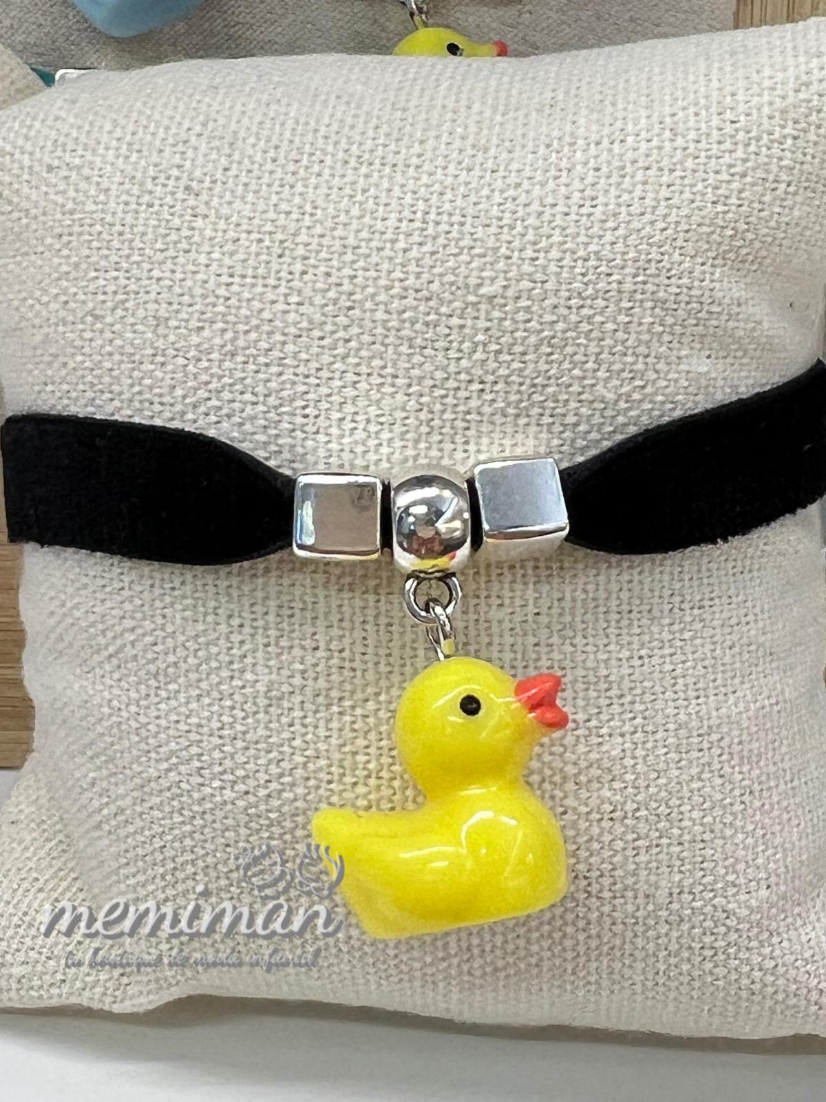 PATITOS pulsera terciopelo-elástico