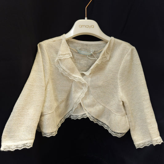 311858H Bolero ribeteado encaje