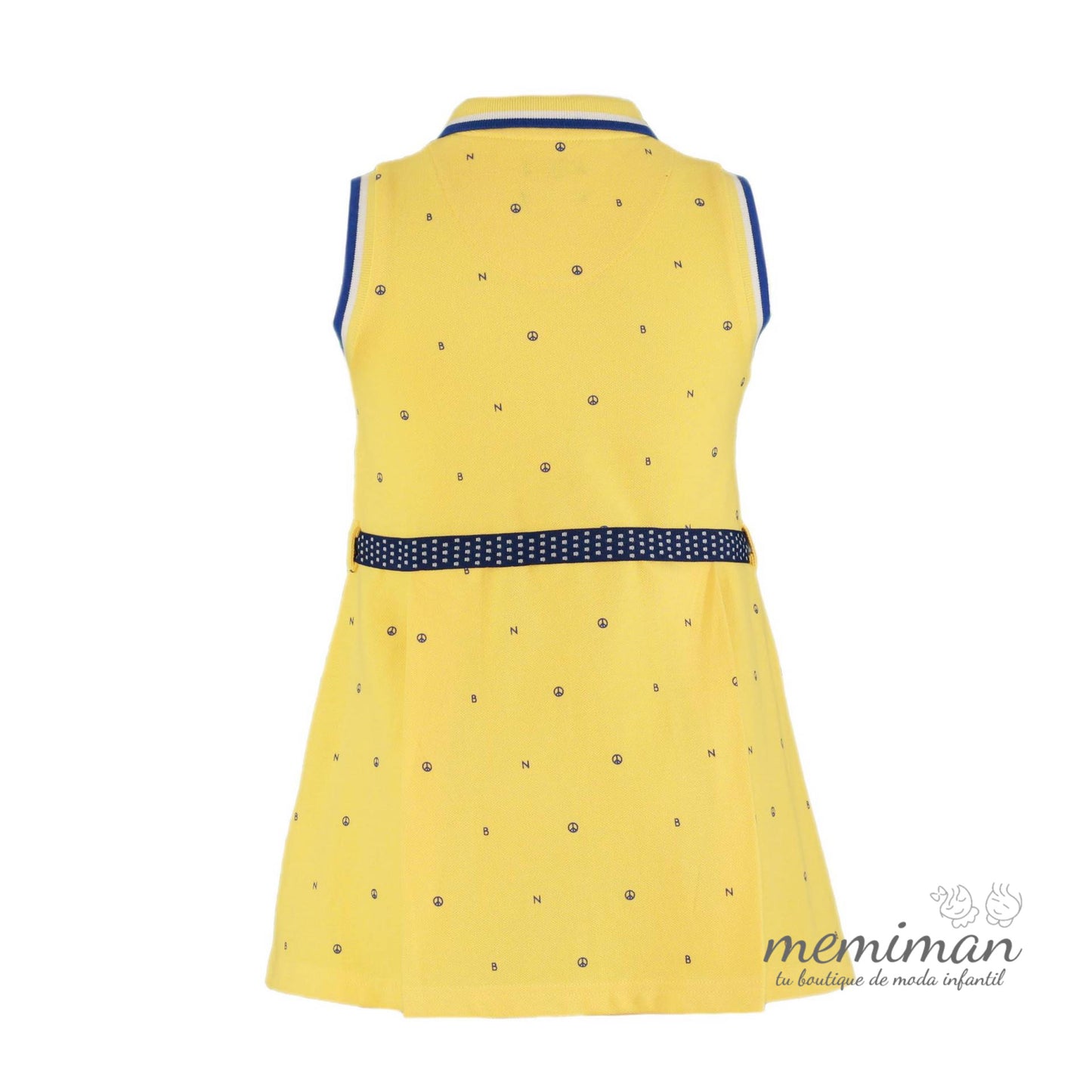 31-1412-V Vestido niña amarillo