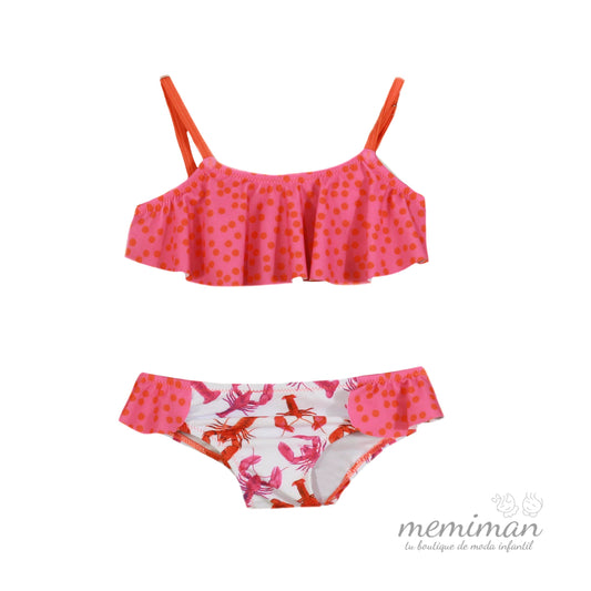 33-0418-BI Bikini infantil LANGOSTAS