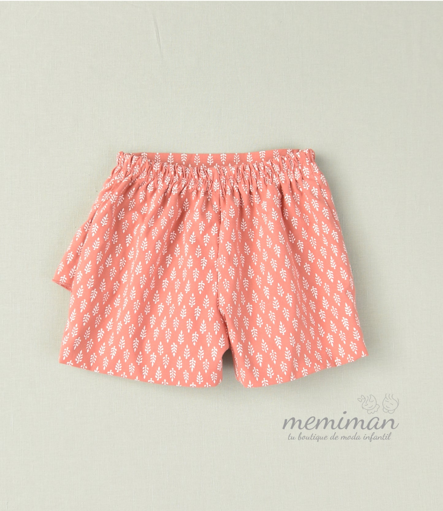 01-46087 Short-falda estampado niña