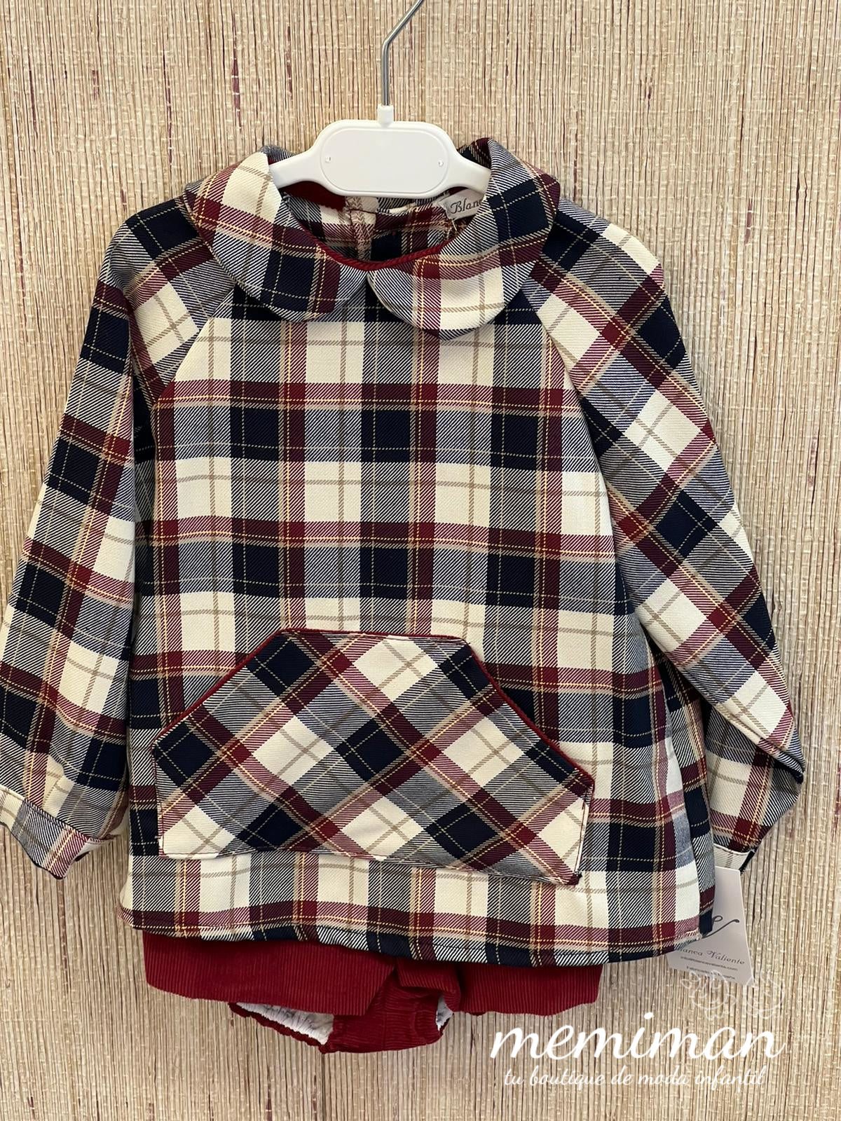 822941 Conjunto bebé niño blusa y bombacho