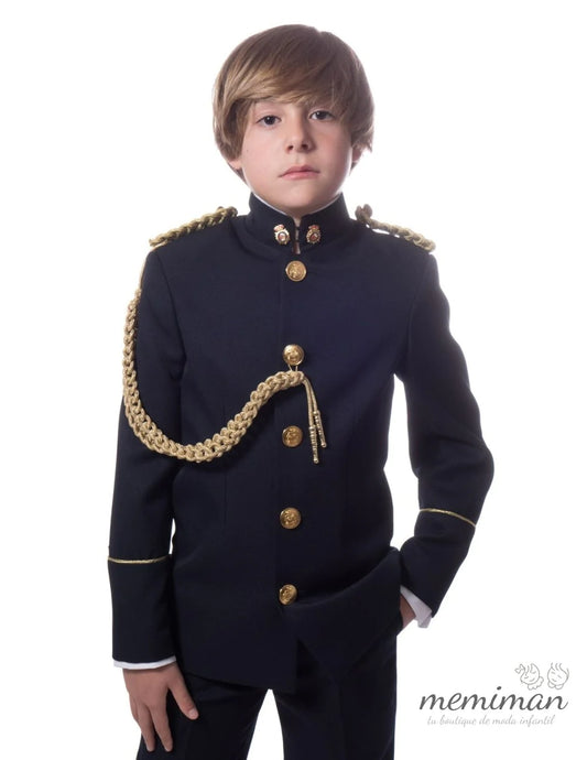 Traje de comunión 2024 niño almirante ESLORA lino rayas prince