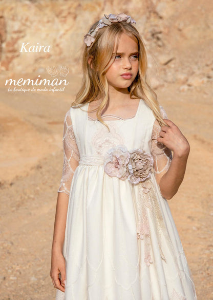 KAIRA Vestido tul bordado (OUTLET)