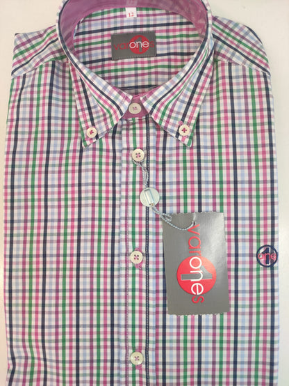 10-06028 Camisa cuadros comb, OUTLET (antes 53€)